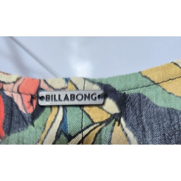 Billabong Mini Sundress XS Floral Coastal Pockets Boho Tropical Bloomcore Flowy - Picture 15 of 16
